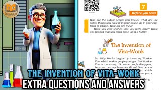 The Invention Of VitaWonkClass7Extra Questions and AnswersNcertCbse [upl. by Aronoff627]