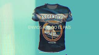 Remeras en Homenaje a nuestros Héroes de nuestras Malvinas Argentinas [upl. by Einaled]