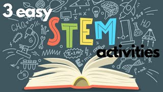 3 Easy STEM Activities for Preschool amp Kindergarten Encourage Science Tech Engineering amp Math [upl. by Shelia]