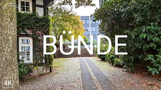 Bünde Germany Walk through the ancient city in the evening  4K HDR [upl. by Weisler]