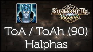 SUMMONERS WAR Guide zur ToA  ToAh 90 Stage  Halphas German  Deutsch [upl. by Glennie]