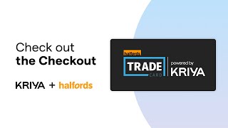 Halfords Trade Credit powered by Kriya in store [upl. by Lamee394]