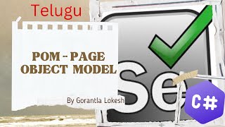 2024 Part 27 POM Page Object Model in Selenium Csharp  selenium csharp telugu [upl. by Atteuqcaj]