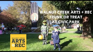 WALNUT CREEK TRUNK OR TREAT  CIVIC PARK [upl. by Constancia]