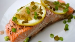 Lemon Baked Salmon Recipe [upl. by Genni335]