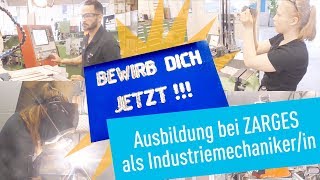 Industriemechanikerin Deine Ausbildung bei ZARGES [upl. by Joellen862]