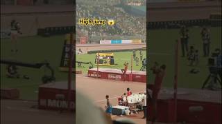 High jump World record 😱 Qatar 🇶🇦 athelete foryou shortvideo youtubeshorthighjump trackandfield [upl. by Erodroeht]