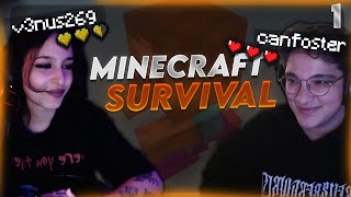 fosteria ile Minecraft Survival 1 [upl. by Doownelg28]