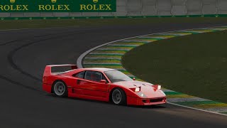 Sideways in a Ferrari F40 1987  Autódromo de Interlagos  Onboard VR  Replay [upl. by Nibroc744]