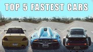 NFS Heat  Top 5 Fastest Cars [upl. by Ainesej]