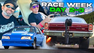 15 year old drives 1200HP Mustang  Stick Shift cars BATTLE for 1st place  Race Week Day 23 [upl. by Lody329]