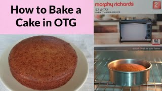 How to Bake a Cake in OTG Perfectly  Eggless Vanilla Cake  Moumitas Happy Cooking Lab [upl. by Mcfarland]