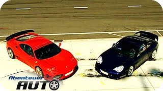 Getunte Luxusschlitten Ferrari 360 Modena vs Porsche GT3  Abenteuer Auto [upl. by Osi73]