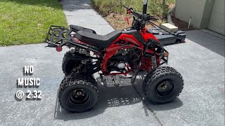 Apollo Blazer 9 ATV 125cc From XOffroad Showing Unboxing amp My Thoughts “Still On It” Dylan Sitts [upl. by Valorie]