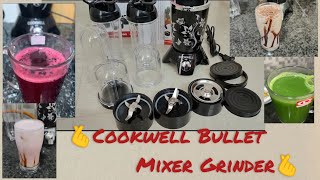 Cookwell Bullet Mixer Grinder Review  Mixer Blender Grinder  Kitchen Finds  Budget Friendly Mixer [upl. by Enyamert614]