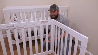 How to Assemble Delta Children Crib  Essex 4in1 Convertible [upl. by Dub682]