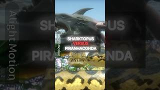 Sharktopus Versus Piranhaconda edit battle cheapbudgethorrorfilms [upl. by Ber353]