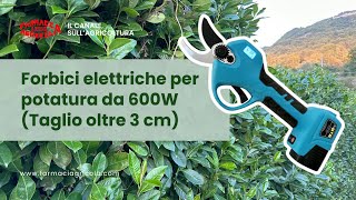 Migliori forbici per la potatura a batteria EC310 600W di potenza per vigneto [upl. by Ande]