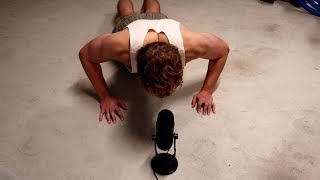 ASMR PUSHUPS UNTIL FAILURE whimpering [upl. by Volotta97]