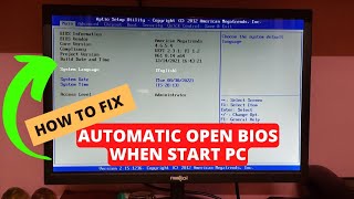 BIOS Automatically Open When You Start Your COMPUTER  Stuck On BIOS  PC Booting FIX [upl. by Edmee588]