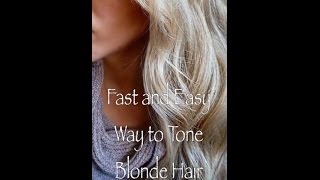 Tone your hair to an icy blonde using brown box dyeReally works [upl. by Gunner244]