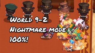 Guardian Tales World 92 Nightmare Mode  100 [upl. by Ecenahs]