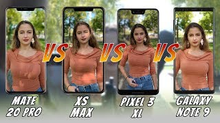 Welches Smartphone hat die BESTE Kamera Mate 20 Pro vs iPhone XS Max vs Note 9 vs Pixel 3 [upl. by Caleb]