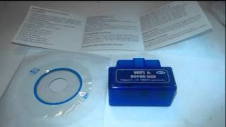 Review  Hikeren MINI WiFi Wireless OBD2 [upl. by Sim]