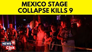 Mexico News  Mexico Elections  Stage Collapses At Mexico Presidential Candidates Rally  G18V [upl. by Shank256]