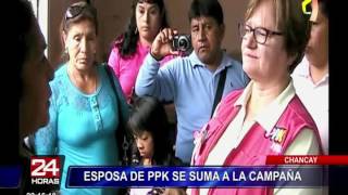 Esposa de Pedro Pablo Kuczynski se sumó a la campaña política [upl. by Milissent]