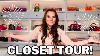 MY DREAM CLOSET amp BAG ROOM TOUR [upl. by Hallee460]