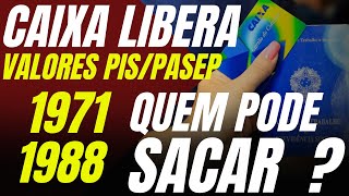 Aposentados Caixa Libera Valores de PIS e PASEP  Veja Quem Tem Direito Ao Saque [upl. by Eelaroc]