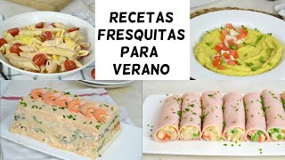 4 Recetas para verano ¡fáciles fresquitas y deliciosas [upl. by Enyleuqcaj]