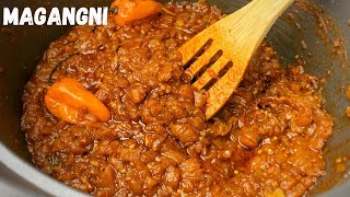 Magangni Express  Sauce Magangni  Guinean Food Recipes [upl. by Wiltz]