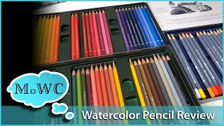 Faber Castell Watercolor Pencil Review Comparing Albrecht Dürer amp Goldfaber Aqua [upl. by Aiepoissac120]