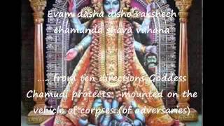 Devi Kavacham The Armour  the many forms of the Goddess Durga  with English translation [upl. by Abas814]