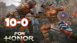 Gladiator 10 Kills Flawless Dominion Match  For Honor [upl. by Ahsuoj]