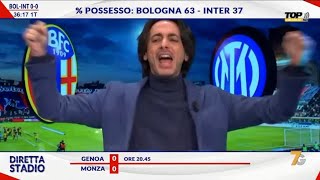 🎂 COMPLEANNO VINCENTE La sintesi della telecronaca di BOLOGNA  INTER 01 ⚽️ [upl. by Siuraj]