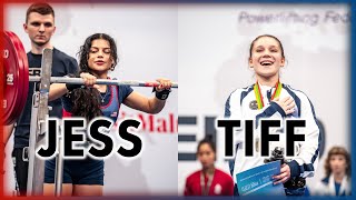 Tiffany Chapon vs Jessica Espinal 47kg  IPF Worlds 2024 [upl. by Tella]