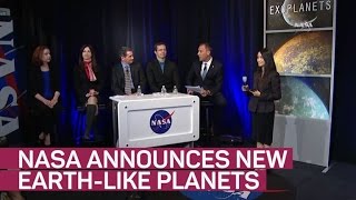 NASA reveals Trappist1 a habitable star system [upl. by Doerrer]