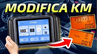 MODIFICARE IL CHILOMETRAGGIO DELL’AUTO  XTOOL D8S 2024  Diagnosi obd2 [upl. by Llered649]