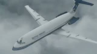 British Airways Flight 5390  Incident Animation [upl. by Anitsuga]