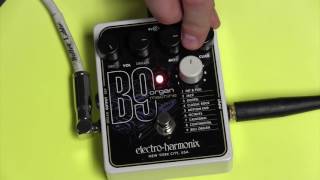 Electro Harmonix B9 Organ Machine Demo [upl. by Nyllek]