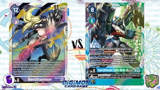 DIGIMON TCG Local match BeelStarmon Purple vs Imperialdramon GreenBlue  THIRD IMPACT [upl. by Iphigenia]