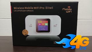 Módem Wireless Mobile Wifi Pro Elite5 E5785 4G LTE [upl. by Secnirp719]