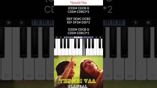 Thumbi vaa Easy Piano Tutorial pianotutorial thumbivaa pianonotes [upl. by Christophe]