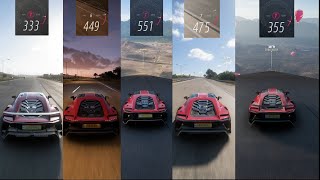 2018 Italdesign Zerouno 550 Kmh Insane Top Speed  Forza Horizon 5  Top Speed Episodes [upl. by Gilford772]