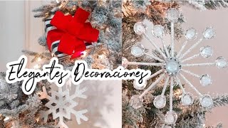 Elegantes Decoraciones Navideñas Económicas y fácilesdollar tree diy [upl. by Llednol]