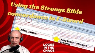 Using the Strongs Bible concordance in E Sword [upl. by Alroy676]