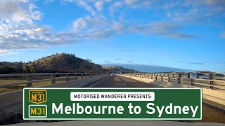 M31  Melbourne to Sydney  Victorian amp NSW M Routes  Thomastown to Prestons  RealTime Driving 4K [upl. by Freida]